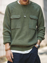 画像をギャラリービューアに読み込む, NORMEN(ノーマン) 米軍TYPE コマンドセーター ポケット付き