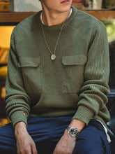 画像をギャラリービューアに読み込む, NORMEN(ノーマン) 米軍TYPE コマンドセーター ポケット付き