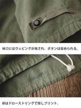 画像をギャラリービューアに読み込む, NORMEN(ノーマン) アメリカ海軍ウェットウェザーパーカー ミリタリージャケット デッキジャケット