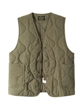 画像をギャラリービューアに読み込む, NORMEN(ノーマン) キルティングベスト メンズ用 レトロ風 コットンベスト マルチポケットハンティングベスト
