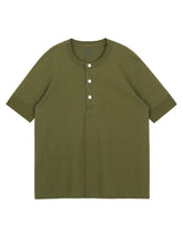 画像をギャラリービューアに読み込む, NORMEN(ノーマン) 【旧織機シリーズ】ヘンリーネック tシャツ 半袖 メンズ 厚手 7.2オンス 無地