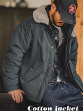 画像をギャラリービューアに読み込む, NORMEN(ノーマン)米海軍 U.S.NAVY N-1 デッキジャケット ミリタリージャケット ジャケット 冬 ネイビー