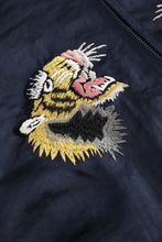 画像をギャラリービューアに読み込む, NORMEN(ノーマン) リバーシブル ブルゾン 刺繍 サテン ジャンパー ブルゾン ジャケット スーベニアジャケット
