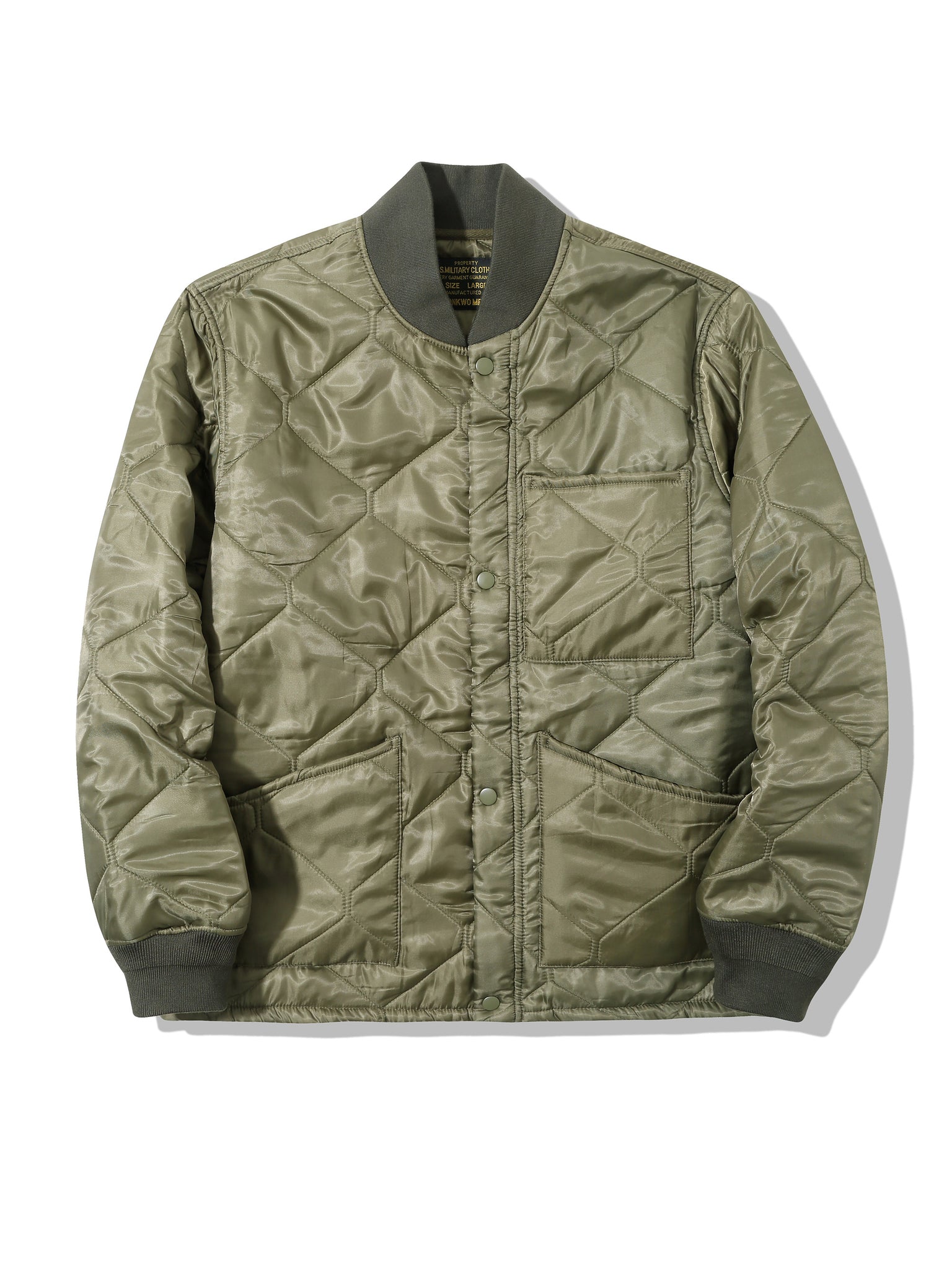 70s CWU-9 L ミリタリージャケット　キルティングライナー　USAF NORMEN【複製品】アメリカ空軍フライヤーズCWU-9キルティングライナー