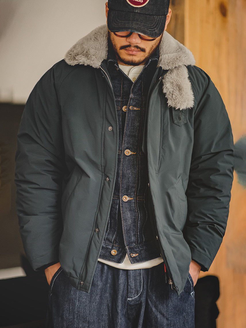 デッキジャケット メンズ N-1 ミリタリー N1 U.S.NAVY 米海軍 米軍